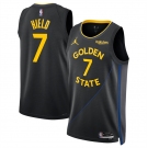 Men's Golden State Warriors #7 Buddy Hield Black 2024-25 Statement Edition Stitched Basketball Jersey