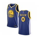 Men's Nike Golden State Warriors #0 Patrick McCaw Swingman Royal Blue Road NBA Jersey - Icon Edition