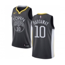 Men's Nike Golden State Warriors #10 Tim Hardaway Swingman Black Alternate NBA Jersey - Statement Edition