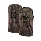 Men's Nike Golden State Warriors #10 Tim Hardaway Swingman Camo Realtree Collection NBA Jersey