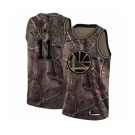 Men's Nike Golden State Warriors #11 Klay Thompson Swingman Camo Realtree Collection NBA Jersey