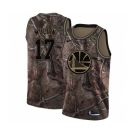 Men's Nike Golden State Warriors #17 Chris Mullin Swingman Camo Realtree Collection NBA Jersey