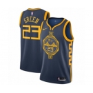 Men's Nike Golden State Warriors #23 Draymond Green Swingman Navy Blue NBA Jersey - City Edition