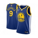 Men's Nike Golden State Warriors #9 Andre Iguodala Swingman Royal Blue Road 2018 NBA Finals Bound NBA Jersey - Icon Edition