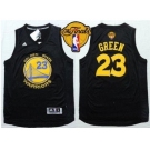 NBA Golden State Warrlors #23 Draymond Green Black Fashion The Finals Patch Stitched jerseys