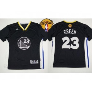NBA Golden State Warrlors #23 Draymond Green Black New Alternate The Finals Patch Stitched Jerseys