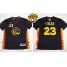 NBA Golden State Warrlors #23 Draymond Green Black Slate Chinese New Year The Finals Patch Stitched Jerseys