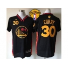 NBA Golden State Warrlors #30 Stephen Curry Black Slate Chinese New Year The Finals Patch Stitched Jerseys