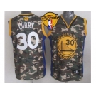 NBA Golden State Warrlors #30 Stephen Curry Camo The Finals Patch Stitched Jerseys