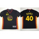 NBA Golden State Warrlors #40 Harrison Barnes Black Slate Chinese New Year Stitched Jerseys