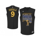 NBA Golden State Warrlors #9 Andre Iguodala Black 2015 NBA Finals Champions Stitched jerseys