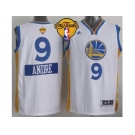 NBA Golden State Warrlors #9 Andre Iguodala White 2014-15 Christmas Day The Finals Patch Stitched Jerseys