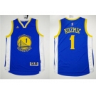 NBA Revolution 30 Golden State Warrlors #1 Ognjen Kuzmic Blue Stitched Jerseys