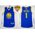 NBA Revolution 30 Golden State Warrlors #1 Ognjen Kuzmic Blue The Finals Patch Stitched Jerseys