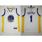 NBA Revolution 30 Golden State Warrlors #1 Ognjen Kuzmic White Stitched Jerseys