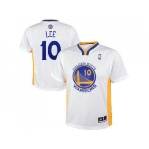 NBA Revolution 30 Golden State Warrlors #10 David Lee White Alternate Stitched Jerseys