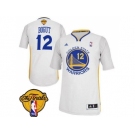 NBA Revolution 30 Golden State Warrlors #12 Andrew Bogut White Alternate The Finals Patch Stitched Jerseys