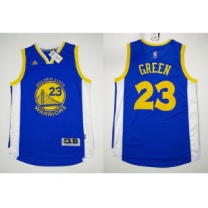NBA Revolution 30 Golden State Warrlors #23 Draymond Green Blue Stitched Jerseys