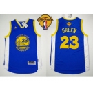 NBA Revolution 30 Golden State Warrlors #23 Draymond Green Blue The Finals Patch Stitched Jerseys