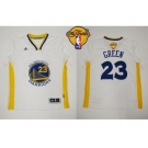 NBA Revolution 30 Golden State Warrlors #23 Draymond Green White Alternate The Finals Patch Stitched Jerseys