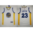 NBA Revolution 30 Golden State Warrlors #23 Draymond Green White Stitched Jerseys