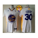 NBA Revolution 30 Golden State Warrlors #30 Stephen Curry White Alternate The Finals Patch Stitched Jerseys