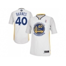 NBA Revolution 30 Golden State Warrlors #40 Harrison Barnes White Alternate Stitched Jerseys