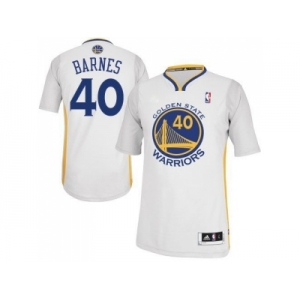 NBA Revolution 30 Golden State Warrlors #40 Harrison Barnes White Alternate Stitched Jerseys