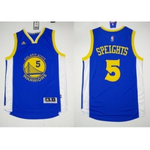 NBA Revolution 30 Golden State Warrlors #5 Marreese Speights Blue Stitched Jerseys