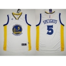 NBA Revolution 30 Golden State Warrlors #5 Marreese Speights White Stitched Jerseys