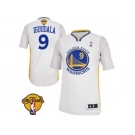 NBA Revolution 30 Golden State Warrlors #9 Andre Iguodala White Alternate The Finals Patch Stitched Jerseys