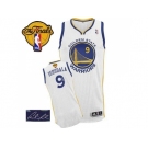 NBA Revolution 30 Golden State Warrlors #9 Andre Iguodala White Autographed The Finals Patch Stitched Jerseys