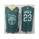 Nike Golden State Warriors #23 Draymond Green Green NBA Authentic Jersey