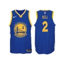 Nike NBA Golden State Warriors #2 Jordan Bell Jersey 2017-18 New Season Blue Jersey