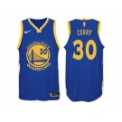 Nike NBA Golden State Warriors #30 Stephen Curry Jersey 2017-18 New Season Blue Jersey