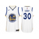 Nike NBA Golden State Warriors #30 Stephen Curry Jersey 2017-18 New Season White Jersey