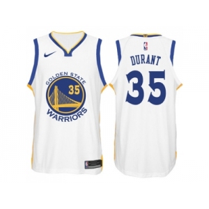 Nike NBA Golden State Warriors #35 Kevin Durant Jersey 2017-18 New Season White Jersey