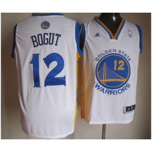 nba denver Warriors #12 bogut white[revolution 30 swingman]