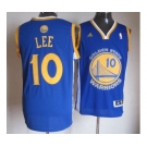 nba denver warriors #10 lee blue[revolution 30 swingman]