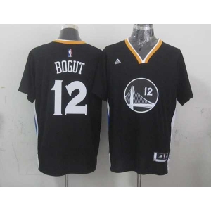nba golden state warriors #12 bogut black