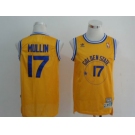 nba golden state warriors #17 mullin yellow