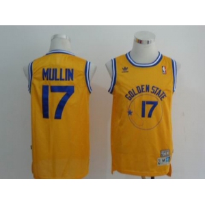 nba golden state warriors #17 mullin yellow