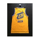 nba golden state warriors #23 green yellow