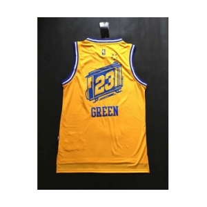 nba golden state warriors #23 green yellow