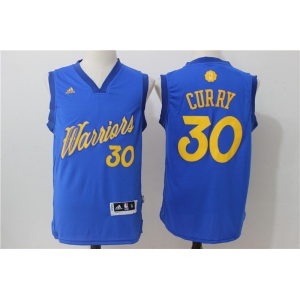 nba golden state warriors #30 curry blue[2016 Christmas edition]