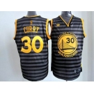 nba golden state warriors #30 curry grey[black strip]