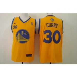 nba golden state warriors #30 curry yellow[Nike Logo]