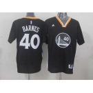 nba golden state warriors #40 barnes black