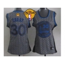 BA Women Warriors #30 Stephen Curry Grey The Finals Patch Static Fashion Stitched Jerseys