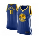 Women Golden State Warriors #11 Klay Thompson Authentic Royal Blue 2019 Basketball Finals Bound Basketball Jersey - Icon Edition